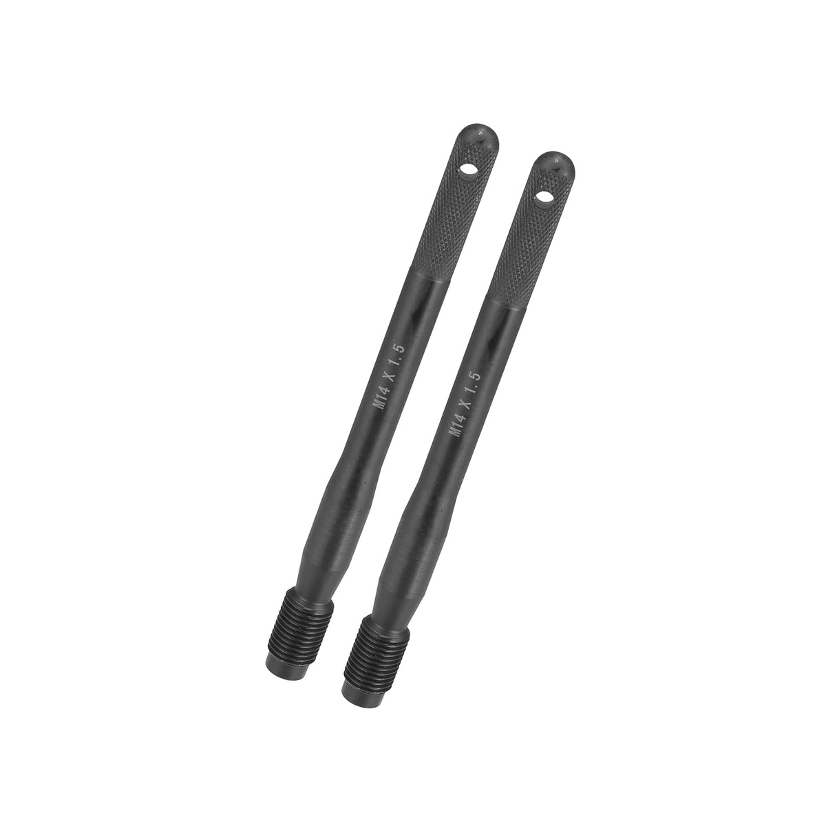 2pcs Black Carbon Steel Wheel Hangers Alignment Pin M14x1.5 D41826
