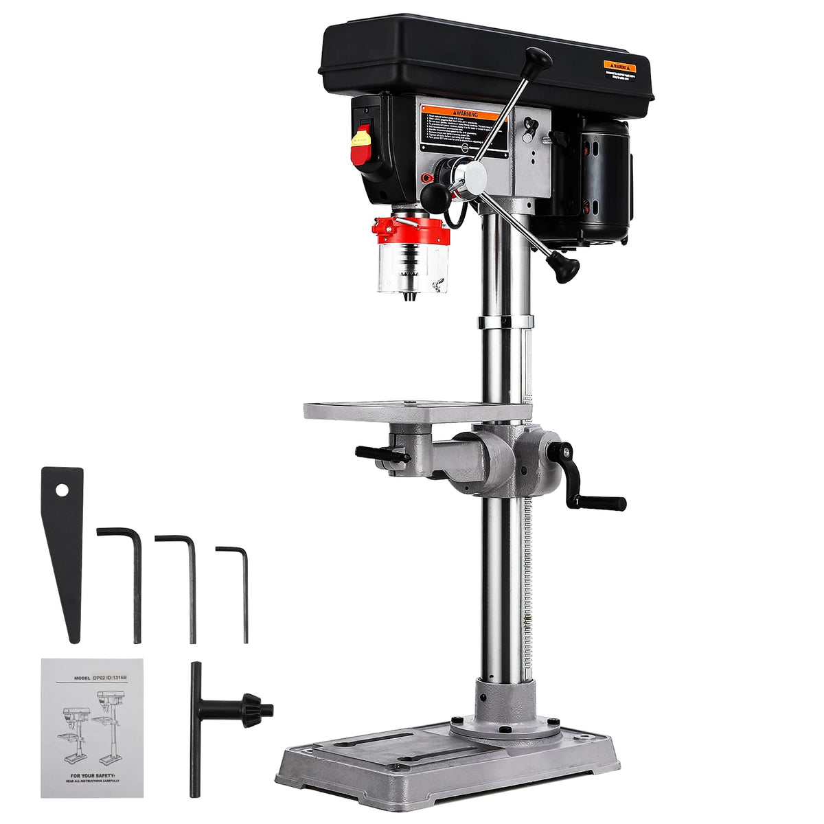 13 in Benchtop Drill Press, 7.5 Amp Variable Speed Cast Iron K867