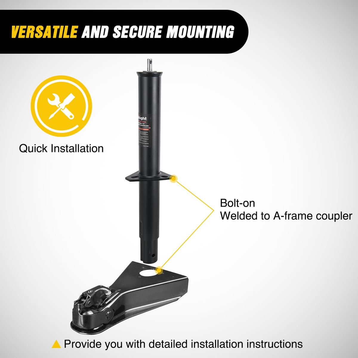 5000 lbs A-Frame Trailer Tongue Jack Q19584