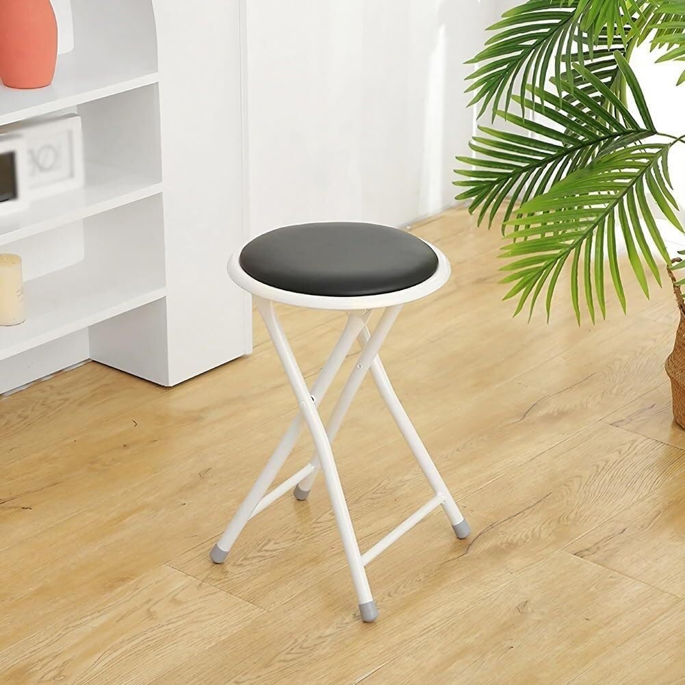 Folding 18in Round Padded Bar Stool I3110