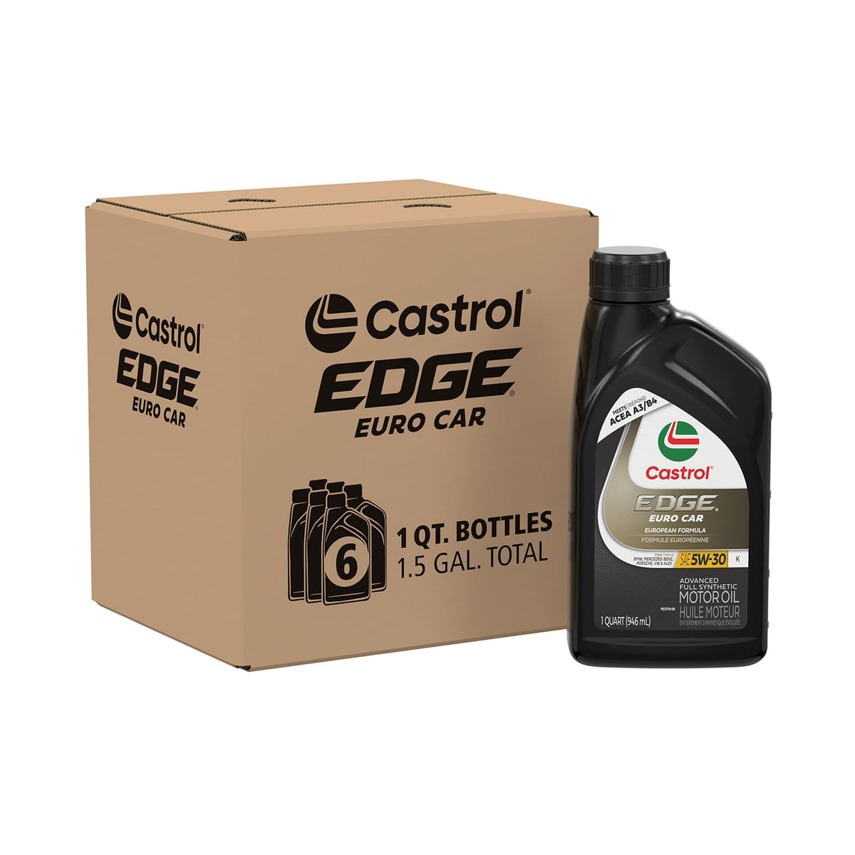 5W-30 Full Synthetic Motor Oil, 1 Quart, Pack of 6 C4003