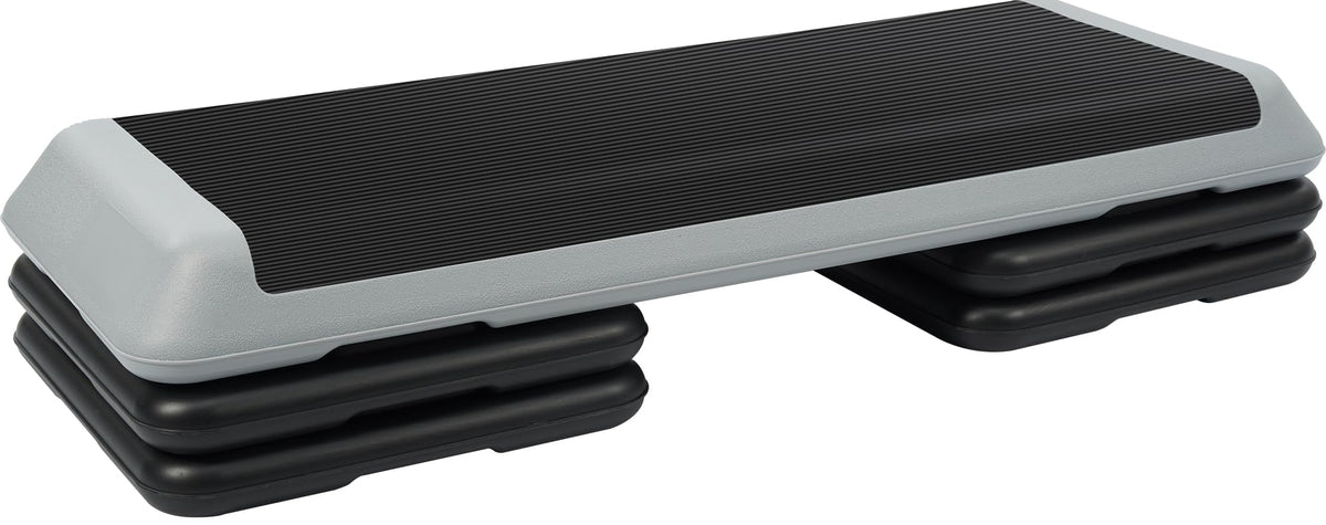 Adjustable Step Aerobic Platform with 4 Stackable Risers P269