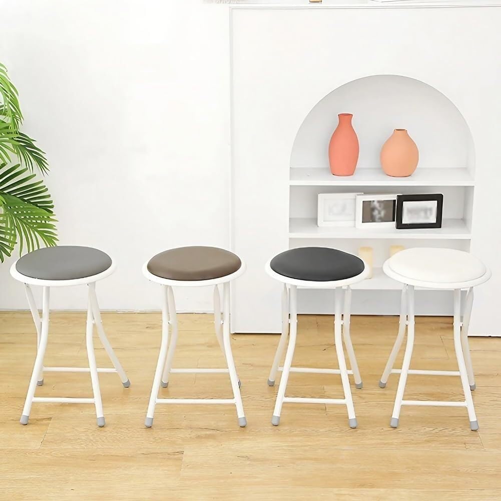Folding 18in Round Padded Bar Stool I3110