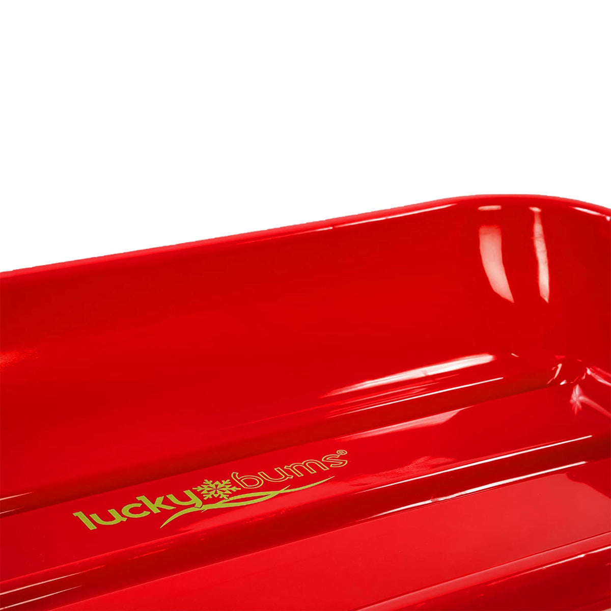 48 Inch Plastic Snow Toboggan Sled with Pull Rope Y58130