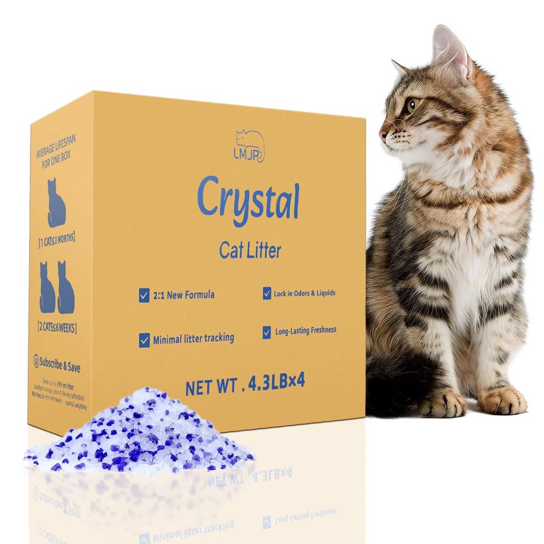 Crystal Cat Litter 17.2lb H47816