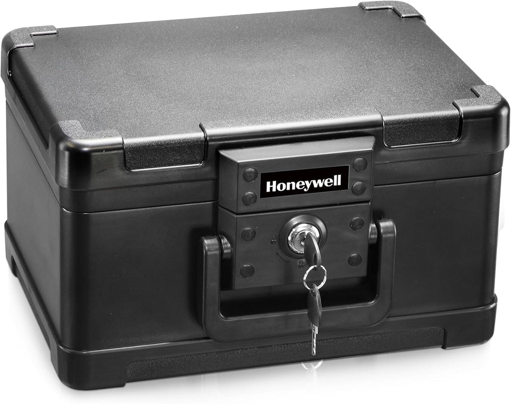 Small Black ABS Plastic Safe with Key Lock S11361