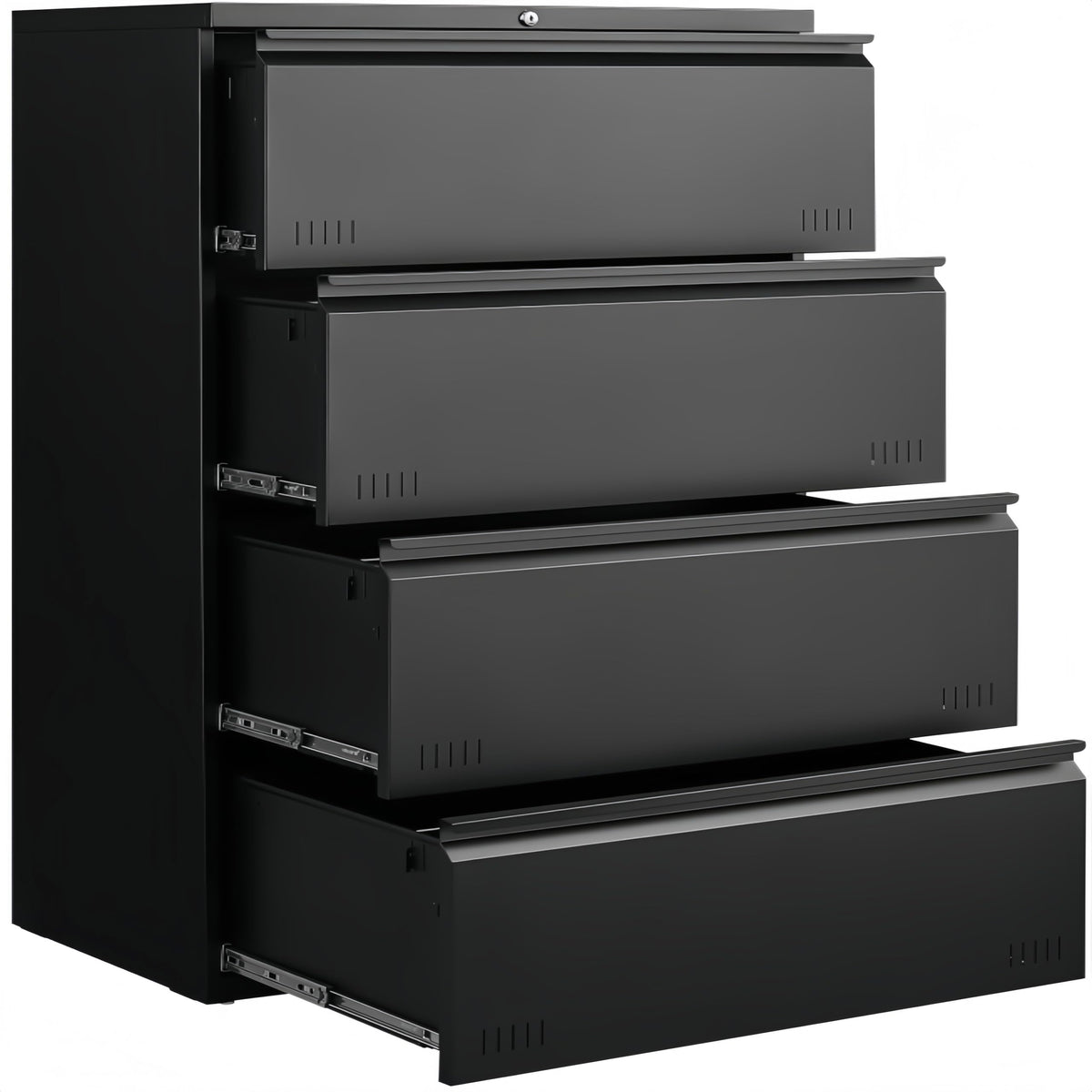 4 Drawer Metal File Cabinet with Lock M763