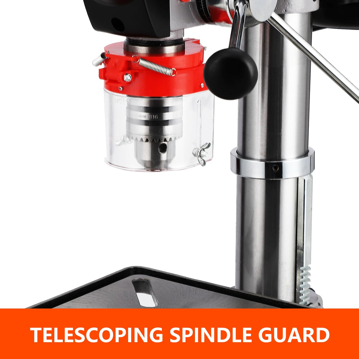 13 in Benchtop Drill Press, 7.5 Amp Variable Speed Cast Iron K867