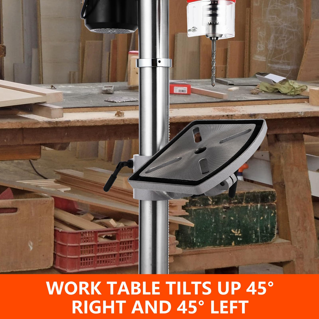13 in Benchtop Drill Press, 7.5 Amp Variable Speed Cast Iron K867