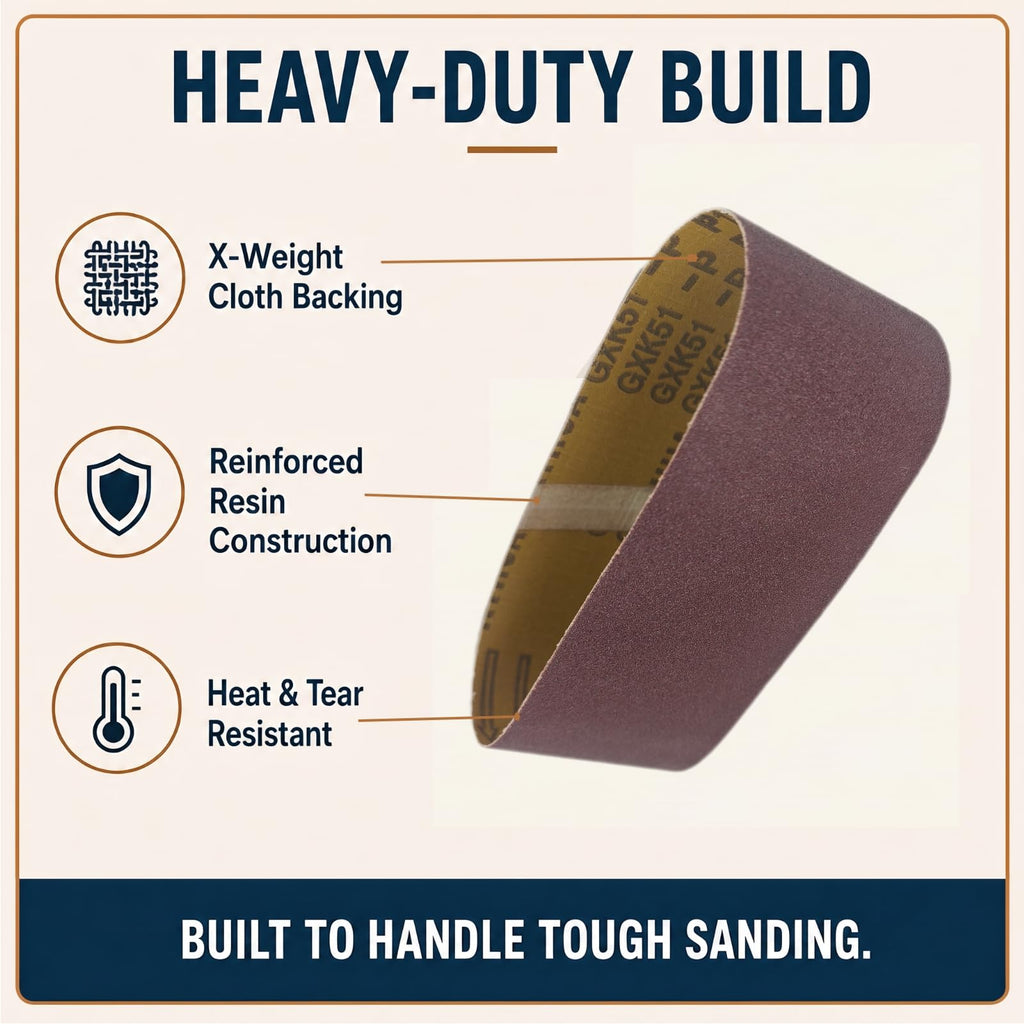 4x36 Aluminum Oxide Sanding Belts, 12 Pack Y469930