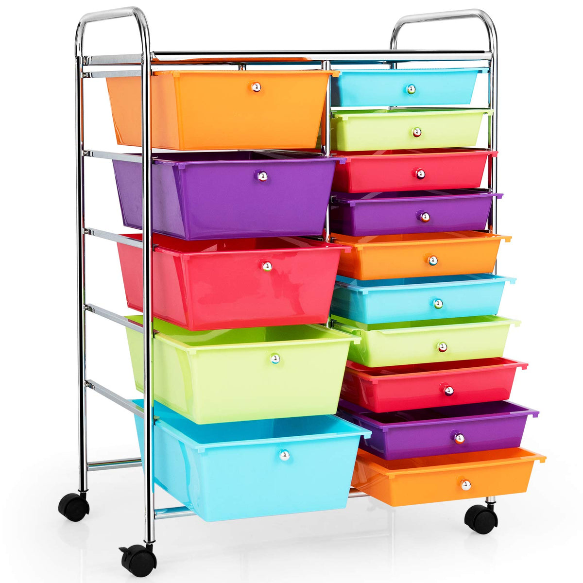 15 Drawer Rolling Storage Cart E537773
