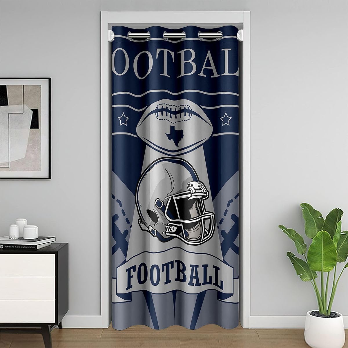 Blackout Door Curtain 34" W X 80" L C1460