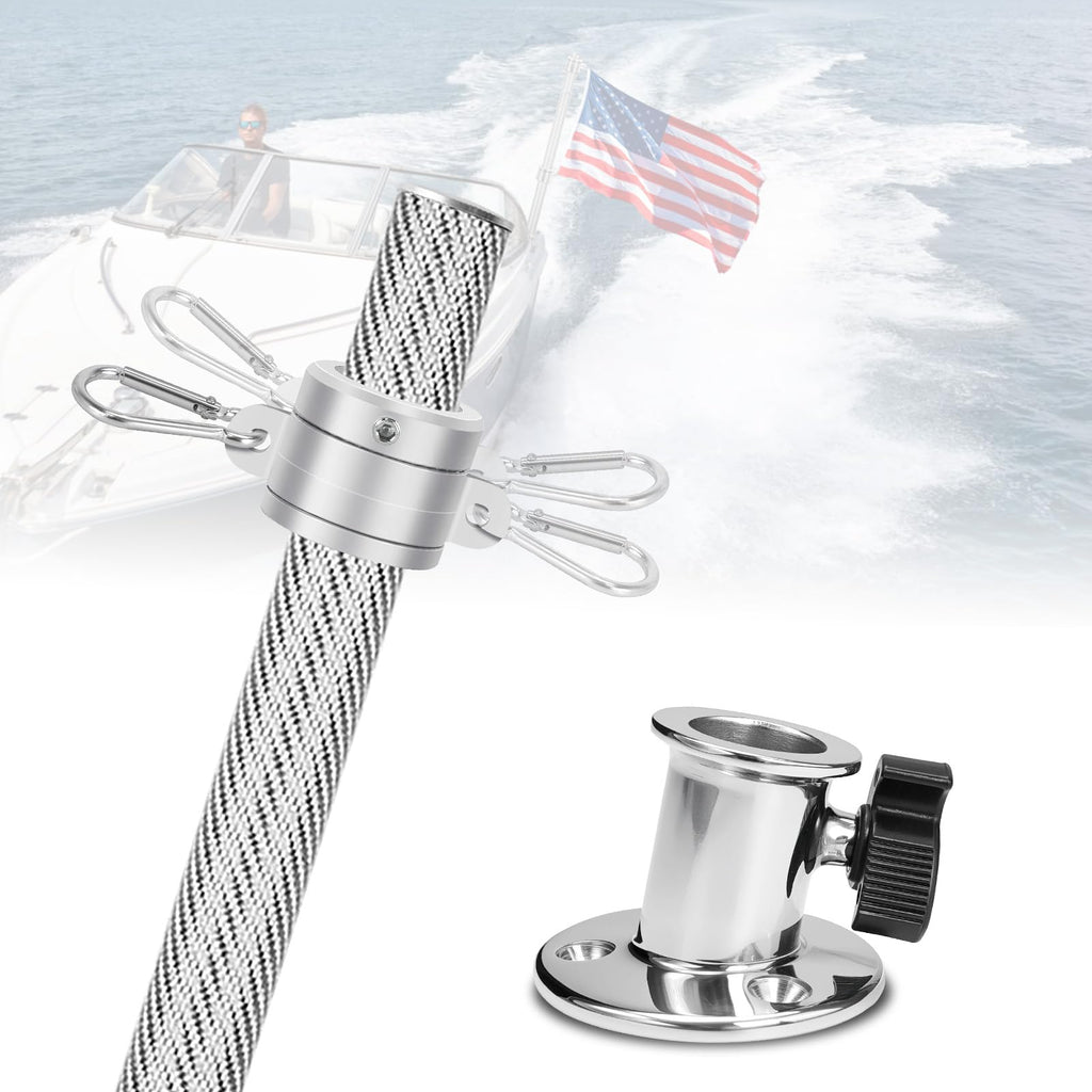 2/2.5FT Carbon Fiber Boat Flag Pole W9071