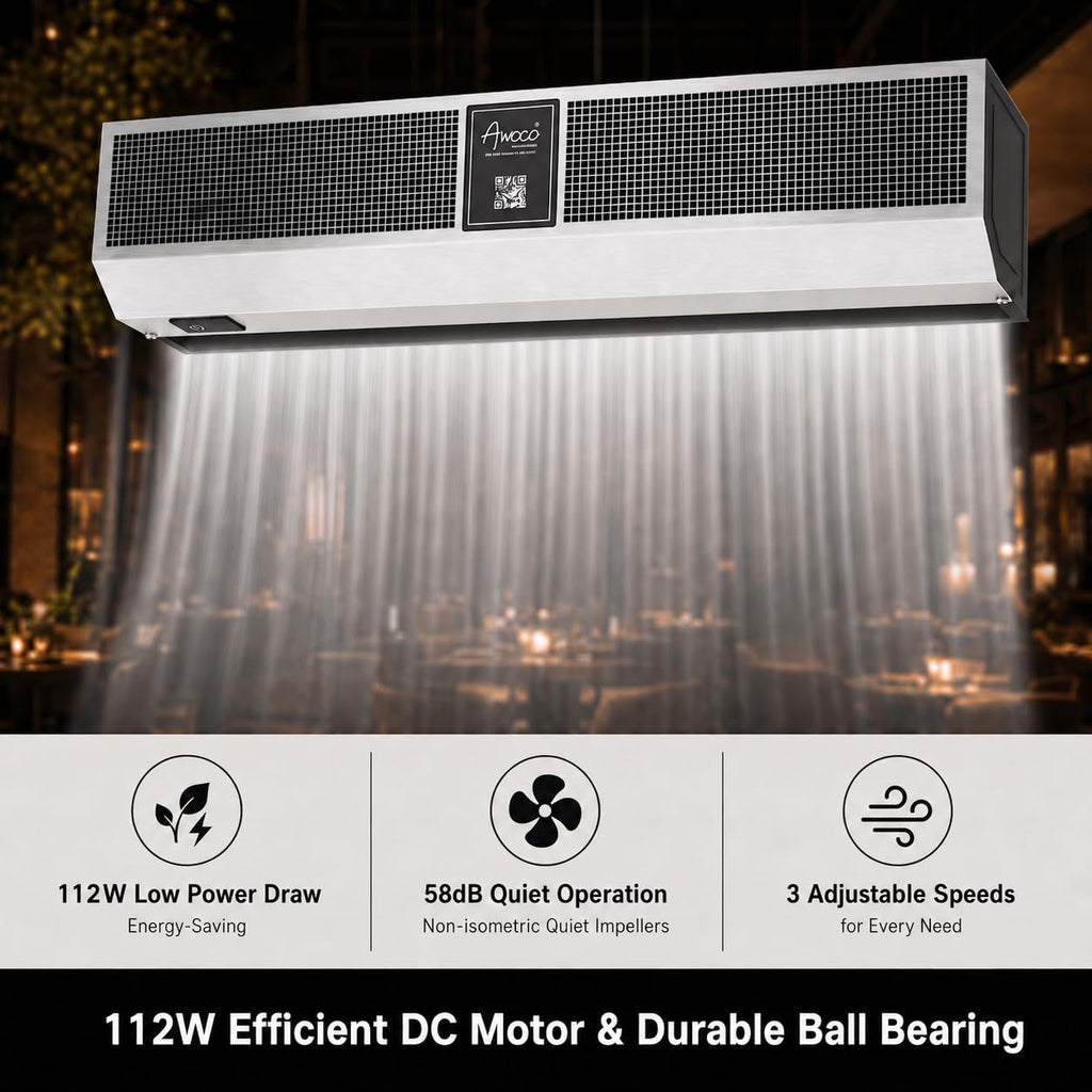 42'' Stainless Steel Air Curtain W460