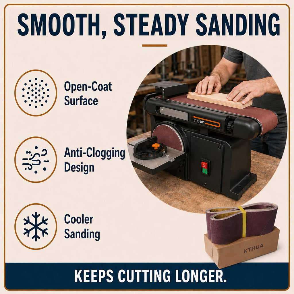 4x36 Aluminum Oxide Sanding Belts, 12 Pack Y469930