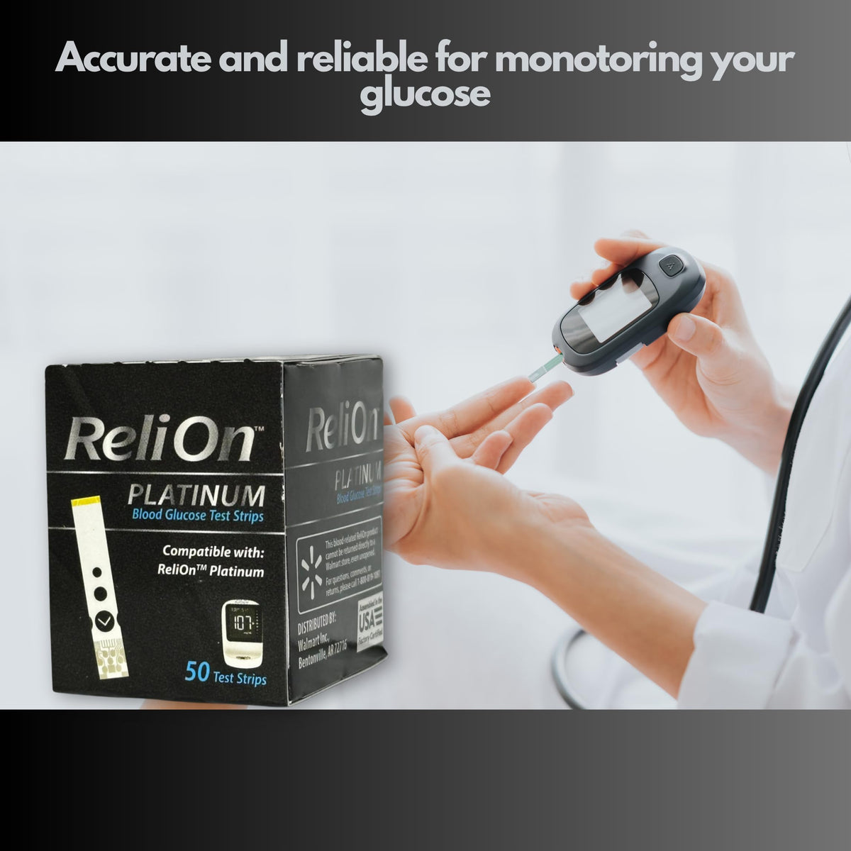 Blood Glucose Test Strips 50 Count L3394