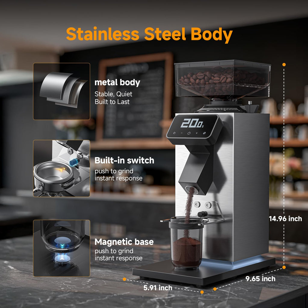 64mm Flat Burr Coffee Grinder C9990