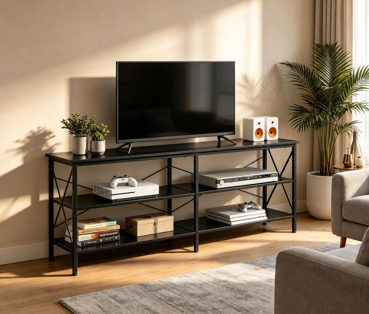 Black TV Stand up to 70 Inch M239