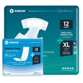 Adult Diapers XLarge 12 Count & Booster Pads 26 Count F66741