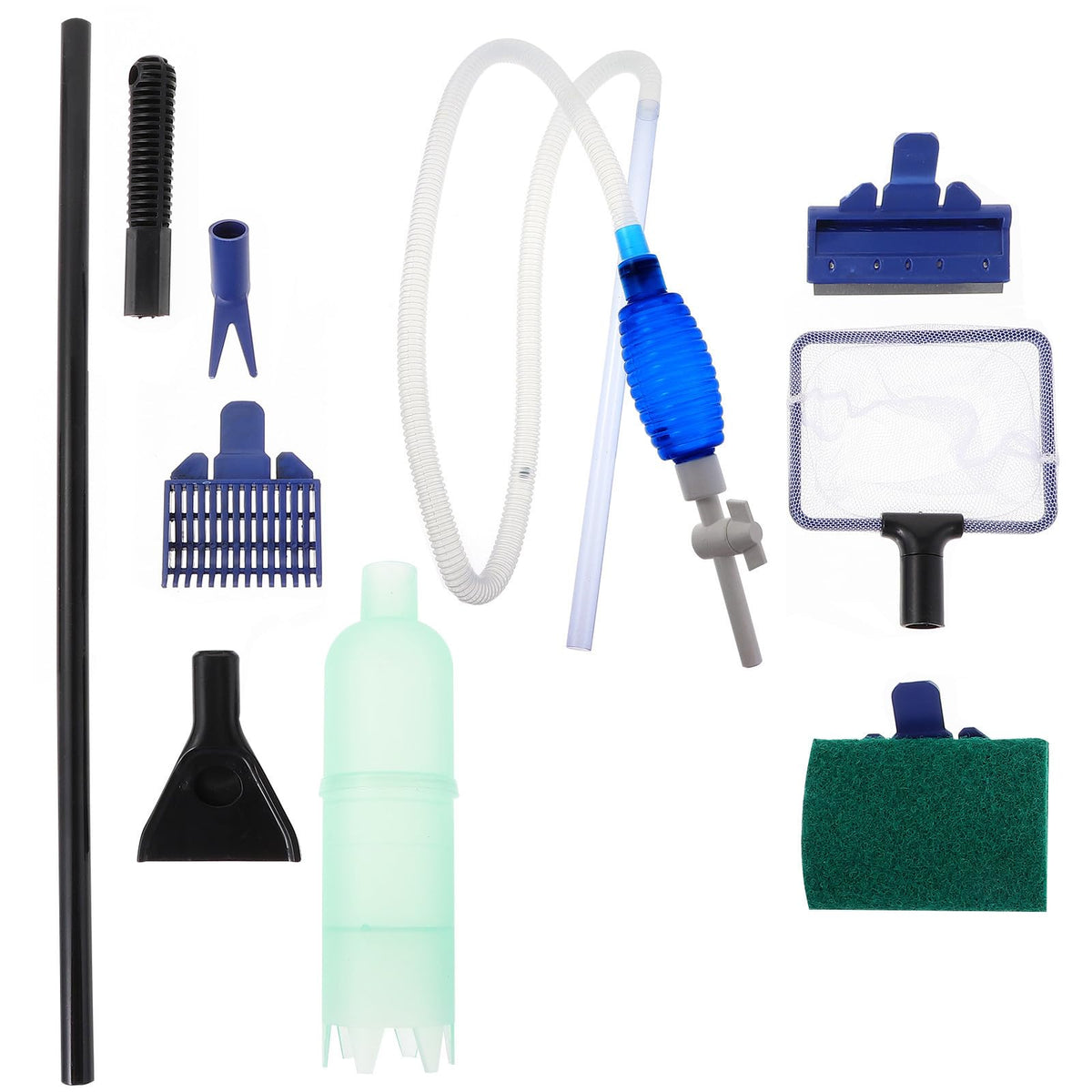 Aquarium Cleaning Tool Set with 5 in 1 Brush J521