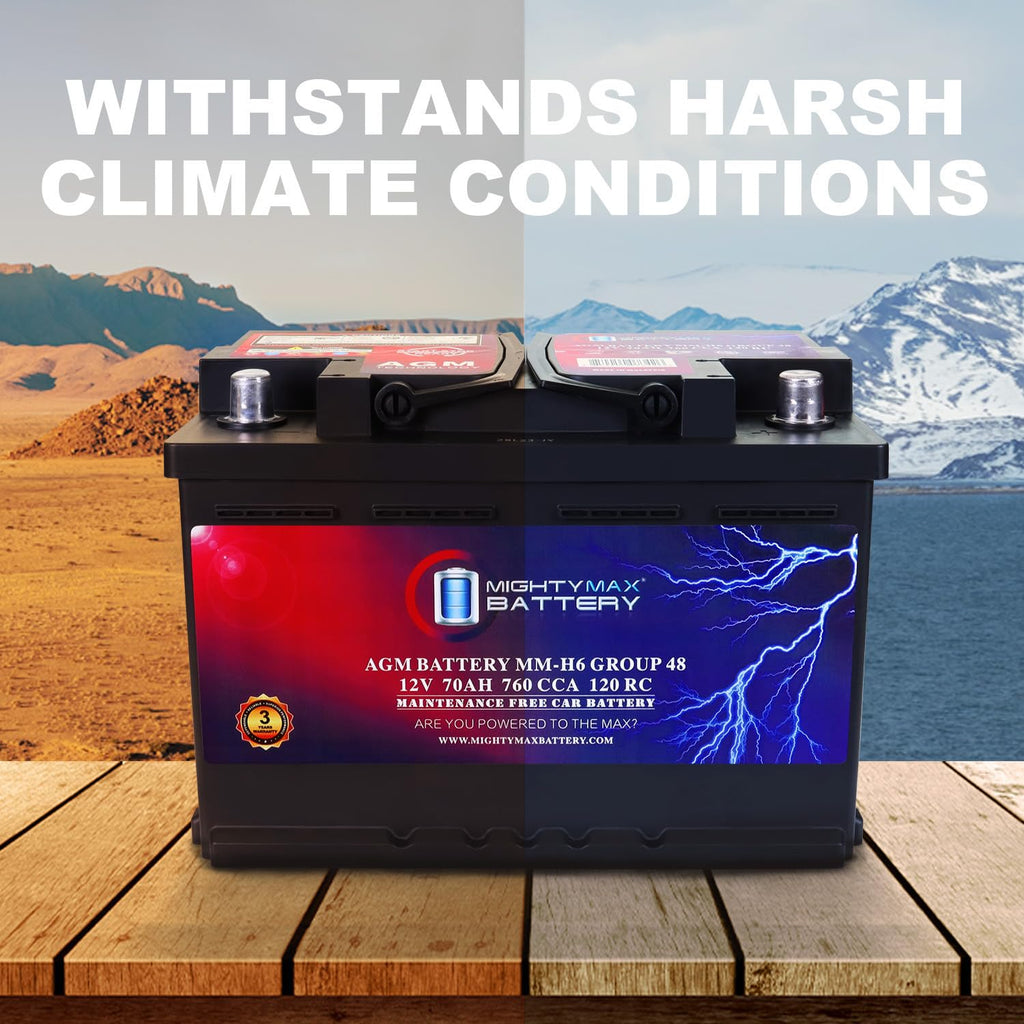 12V 70 AH AGM Car Battery Y966334