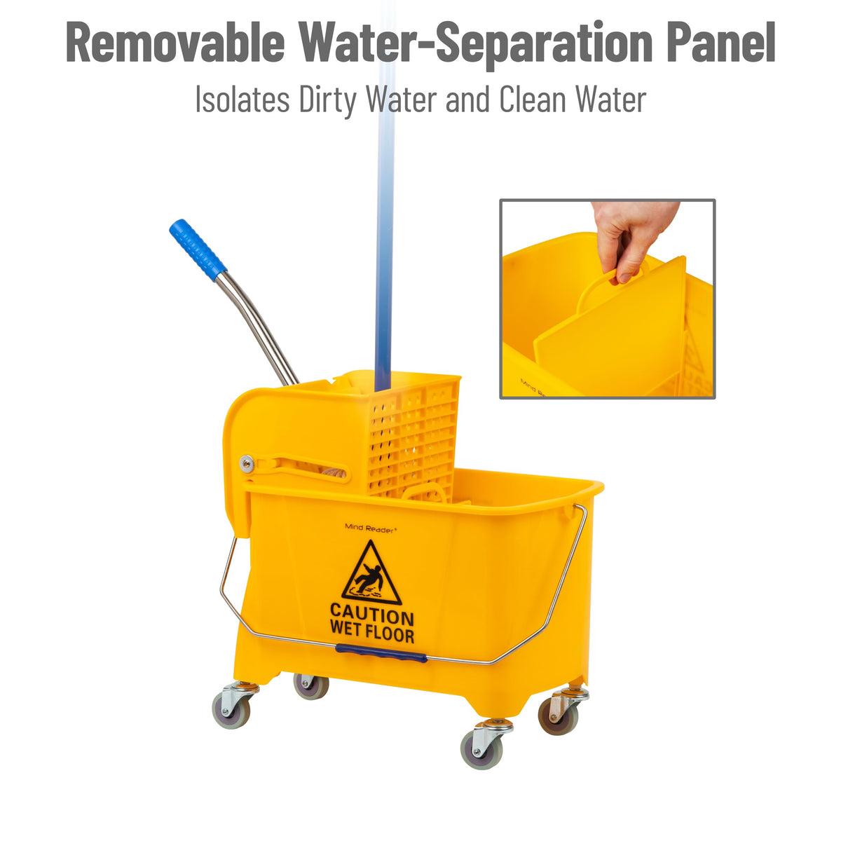 5.5-Gallon Mop Bucket with Wringer M683