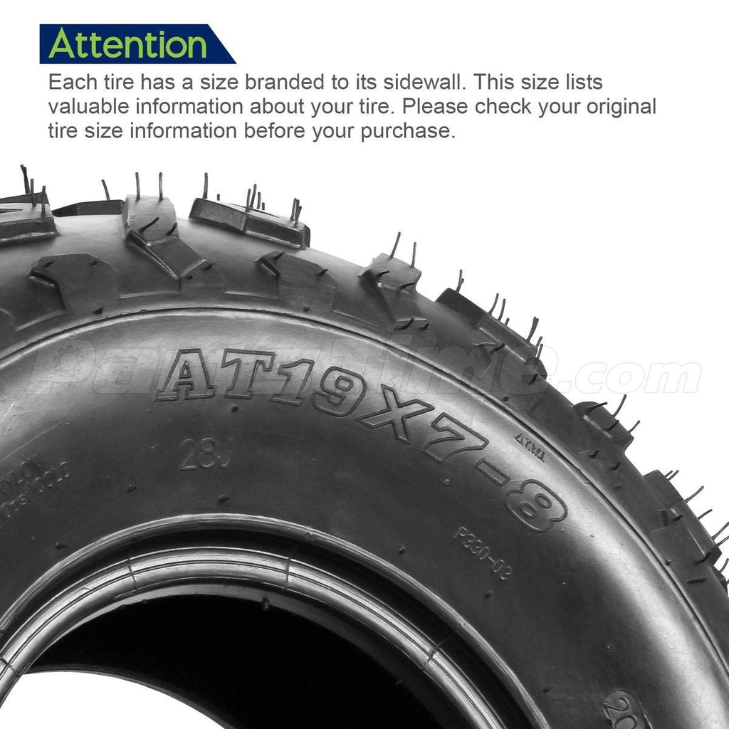 2pcs 19x7-8 ATV Tires J384668