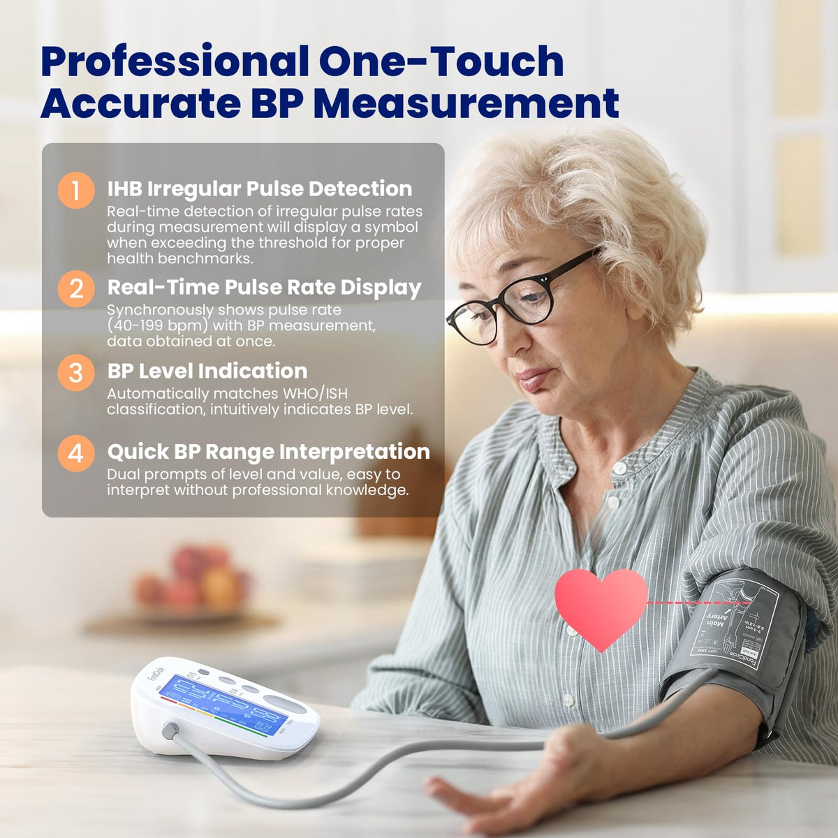 Digital Upper Arm Blood Pressure Monitor B43801