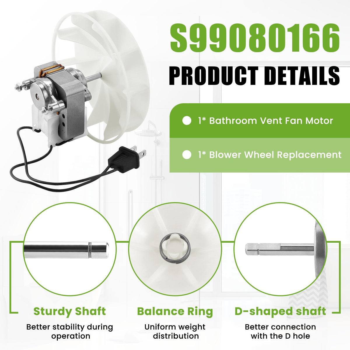 Bath Fan Motor V5813