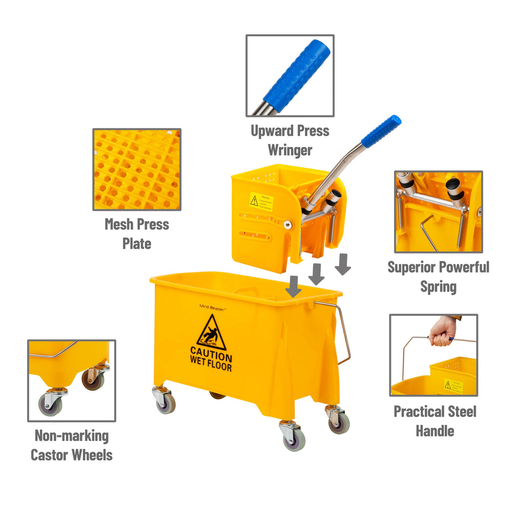 5.5-Gallon Mop Bucket with Wringer M683