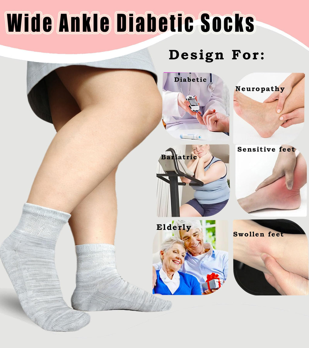 Non Binding Ankle Socks 6 Pairs V63098