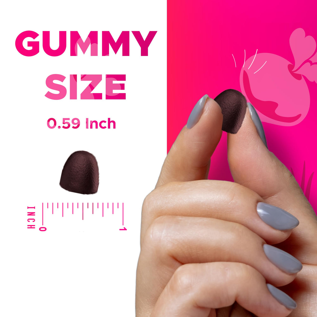 Beet Root Gummies with B6, B12, Grape Seed, Pomegranate & Nicotinamide 60 Count M67644