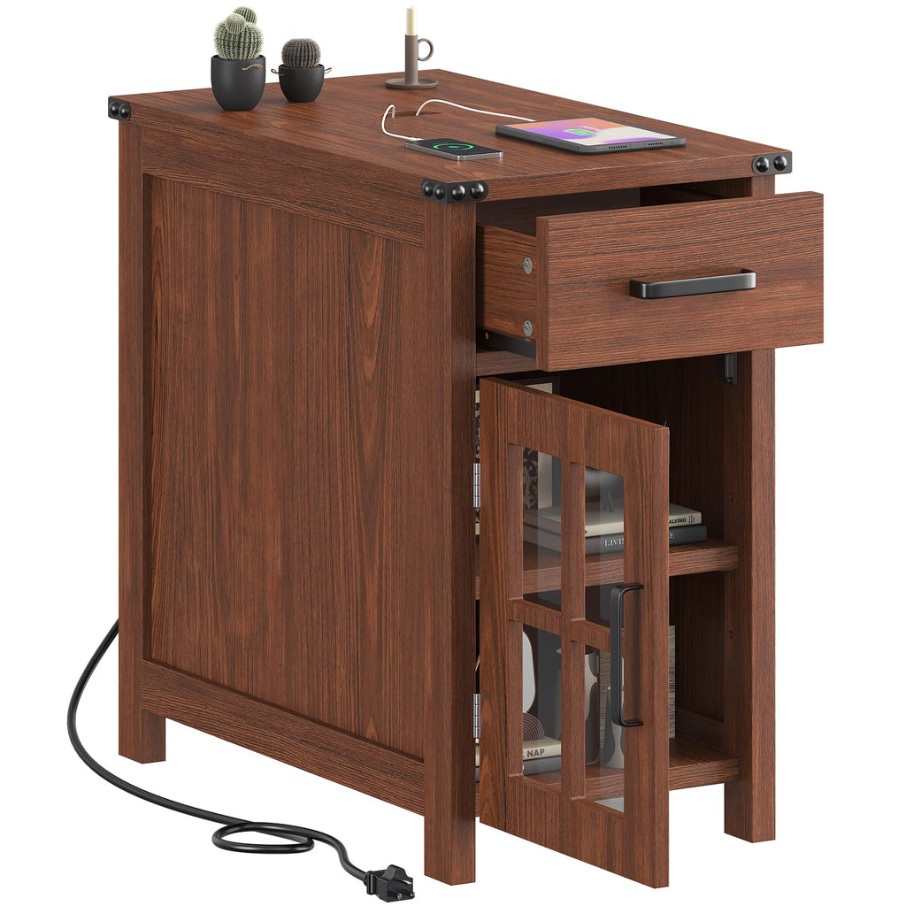End Table with Charging Station W2428