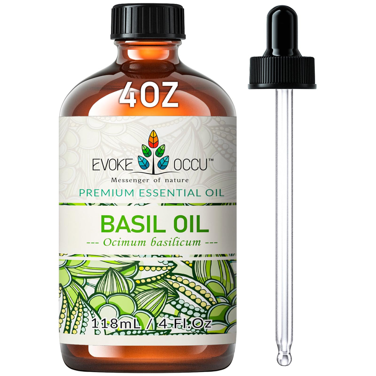 Basil and Lavender Essential Oil 4 Fl Oz M472