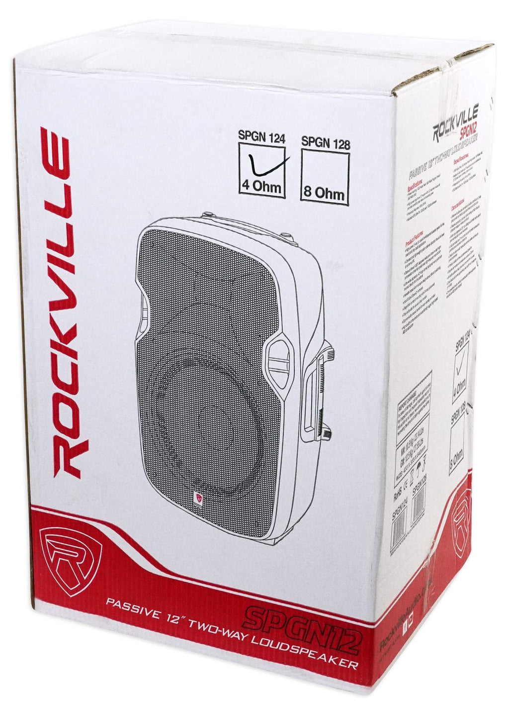 12" PA Speaker Pair Karaoke Bundle with Amp E910138
