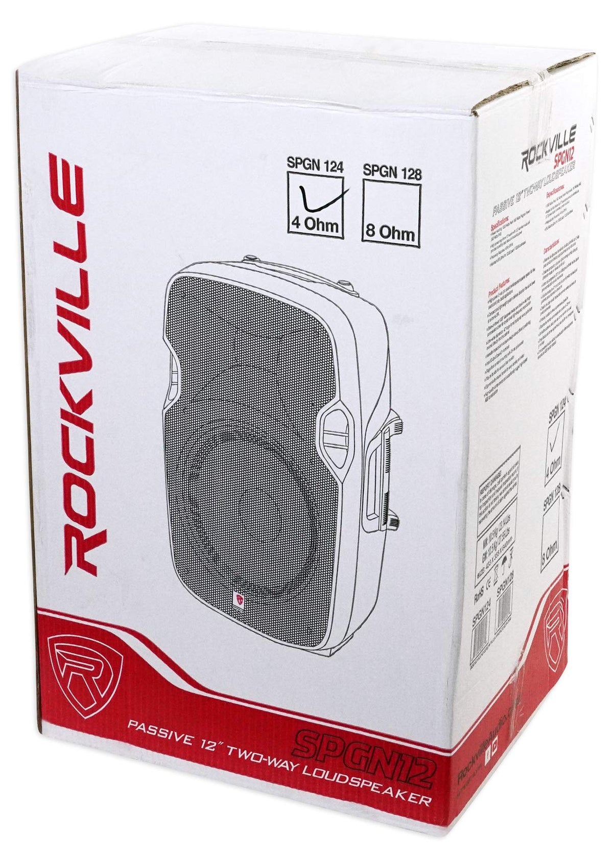 12" PA Speaker Pair Karaoke Bundle with Amp E910138