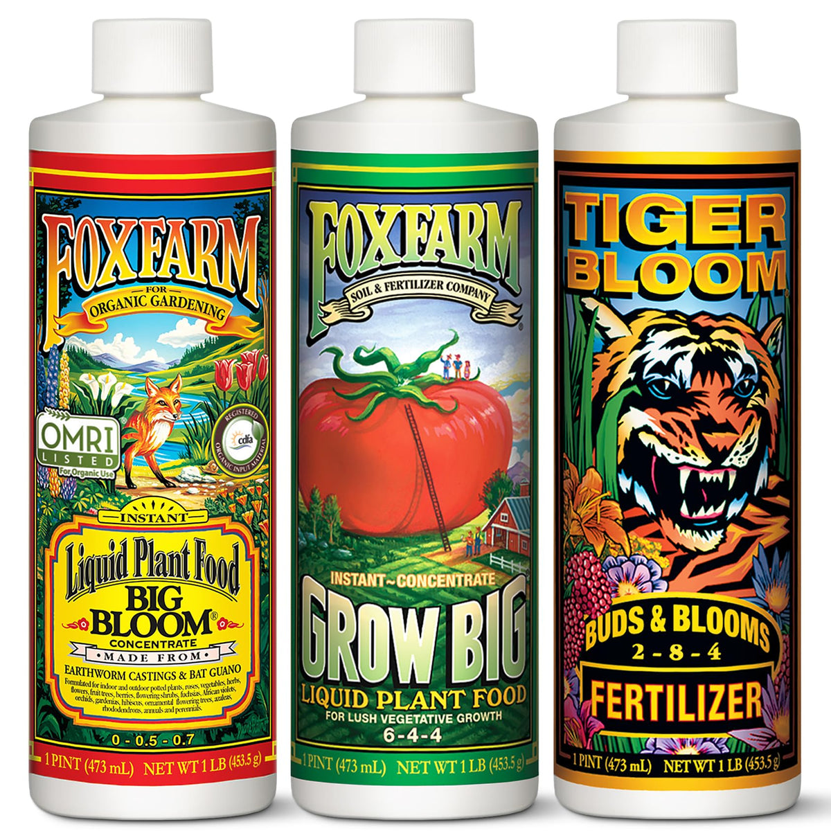 Liquid Fertilizer Trio Pack 3 Pint Bottles F194