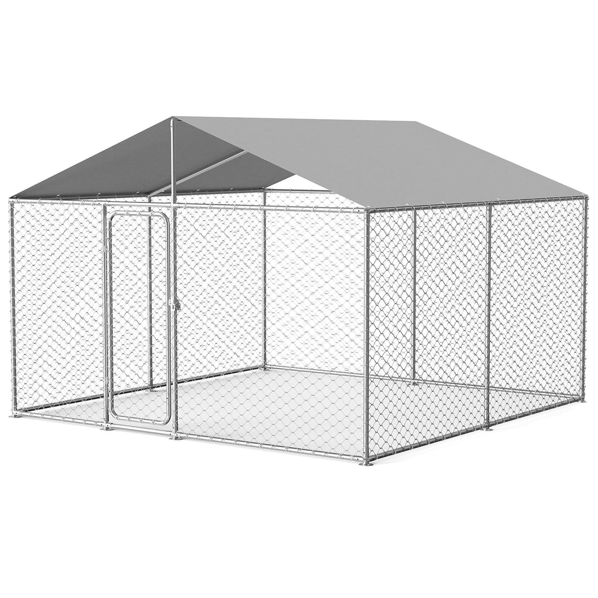 10x10 ft Heavy Duty Outdoor Dog Kennel Q56597