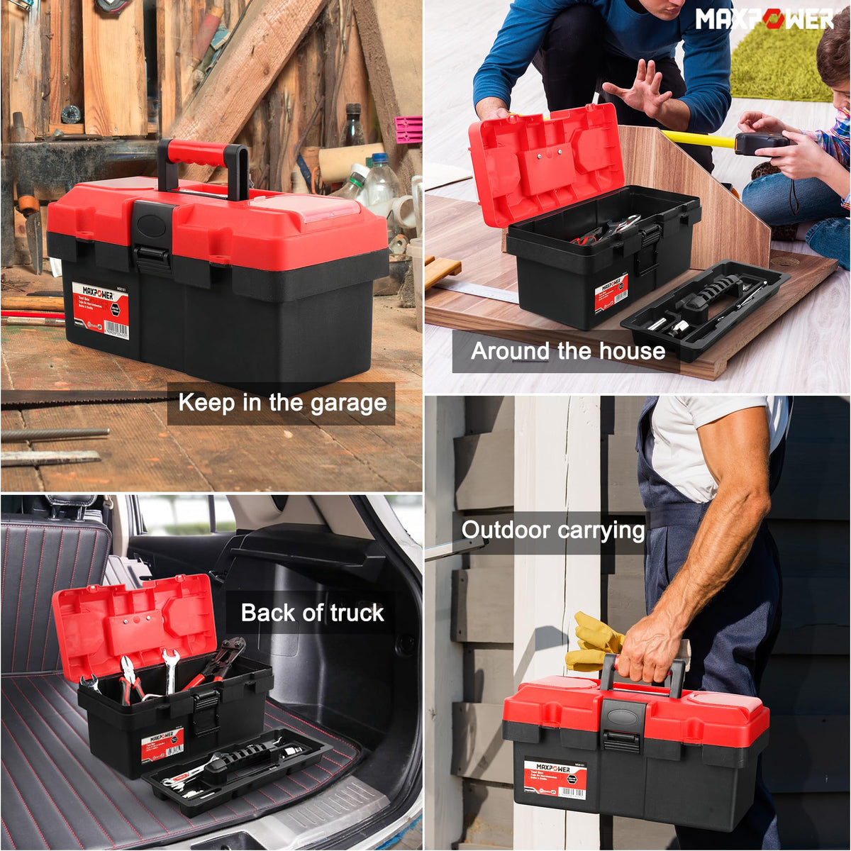 Small Plastic Tool Box with Handle Y88161