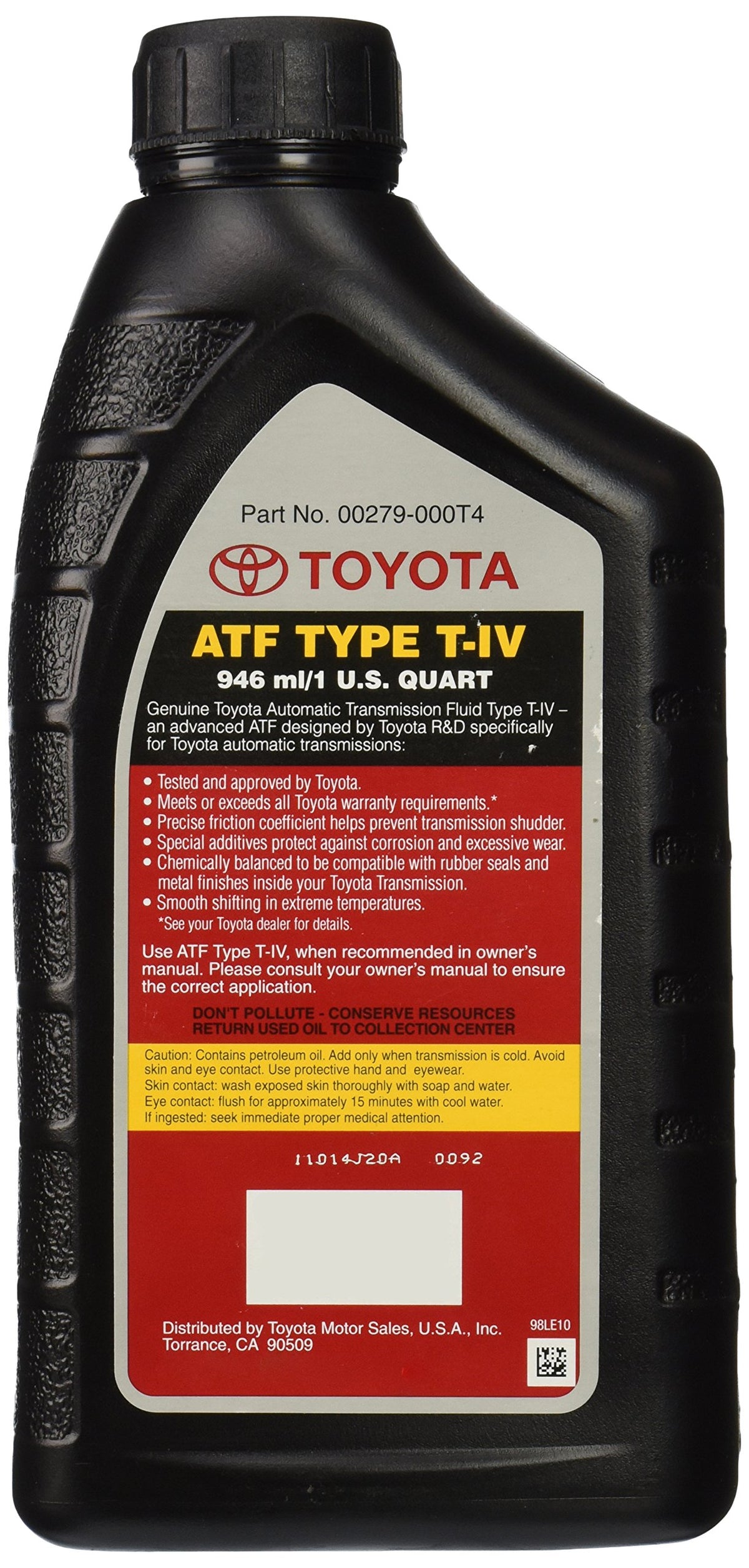 Black Automatic Transmission Fluid X9437