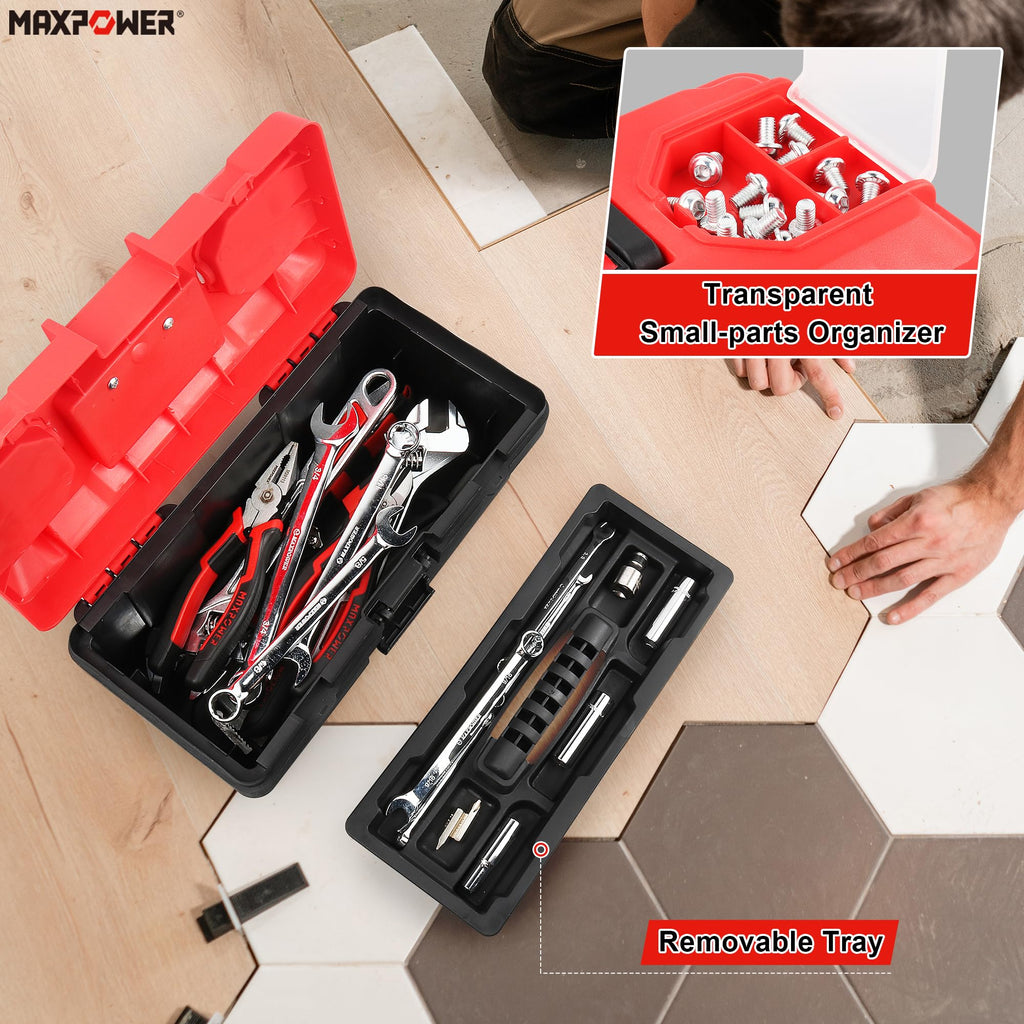 Small Plastic Tool Box with Handle Y88161
