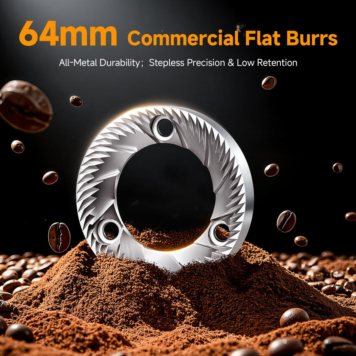 64mm Flat Burr Coffee Grinder C9990