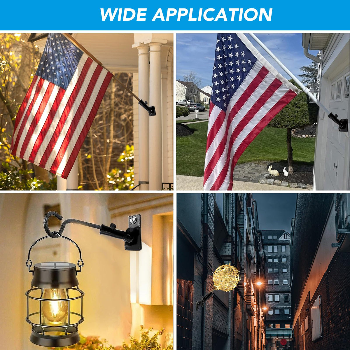 Adjustable Metal Flag Pole Holder S40998