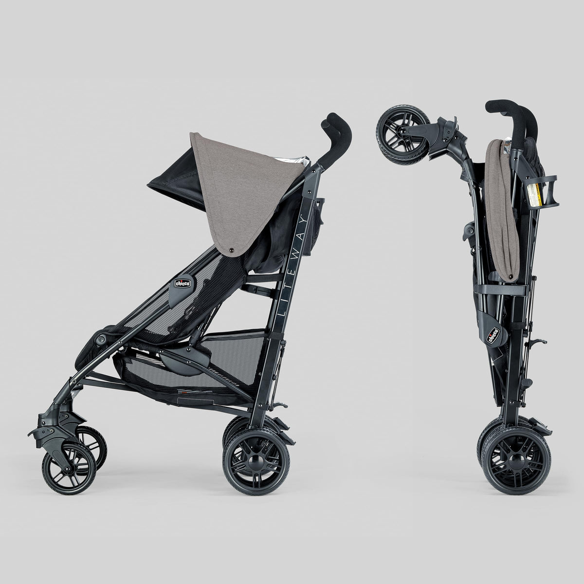 Compact Lightweight Stroller with Storage Basket Z6020