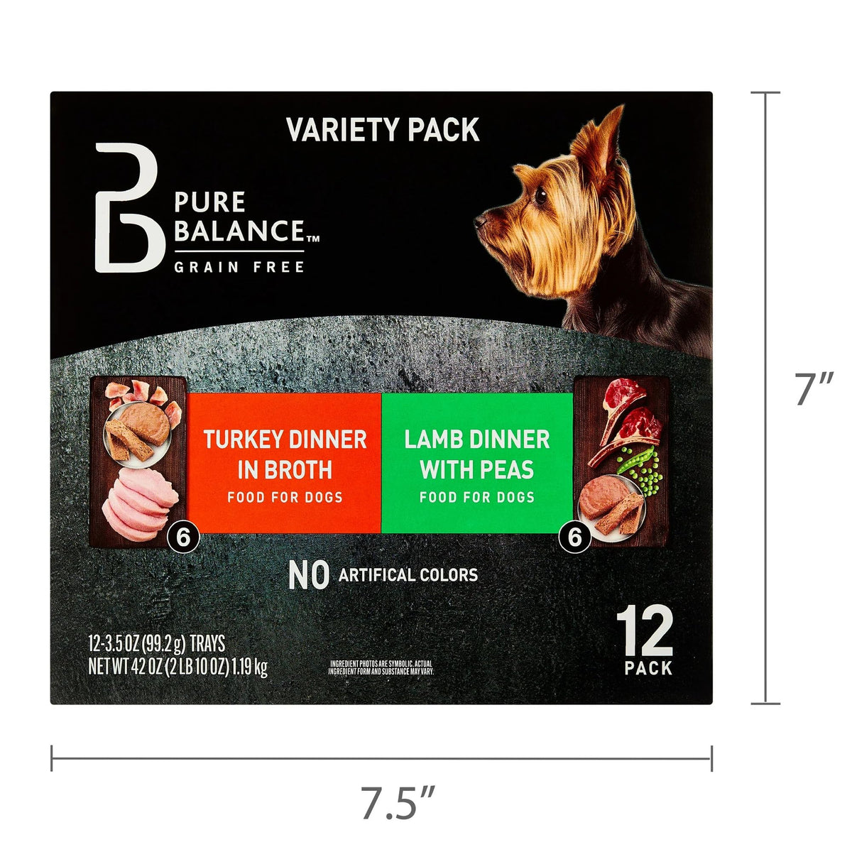 Grain-Free Wet Dog Food Variety Pack, 24 Count, 3.5 oz Trays Z4306
