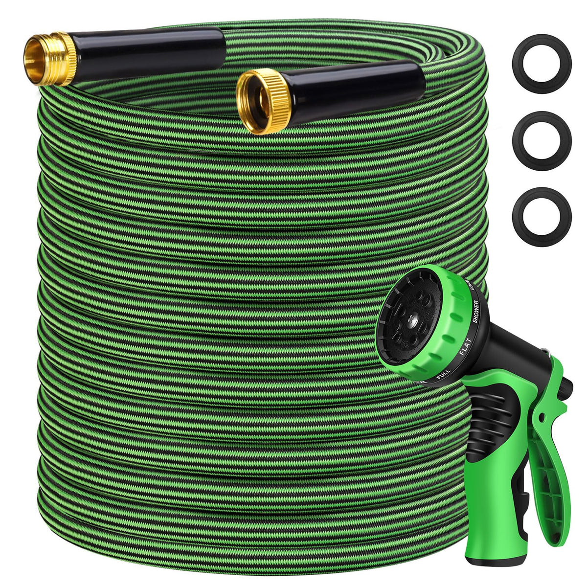 100 ft Flexible Non-Expandable Kink-Free Lightweight Garden Hose R39754