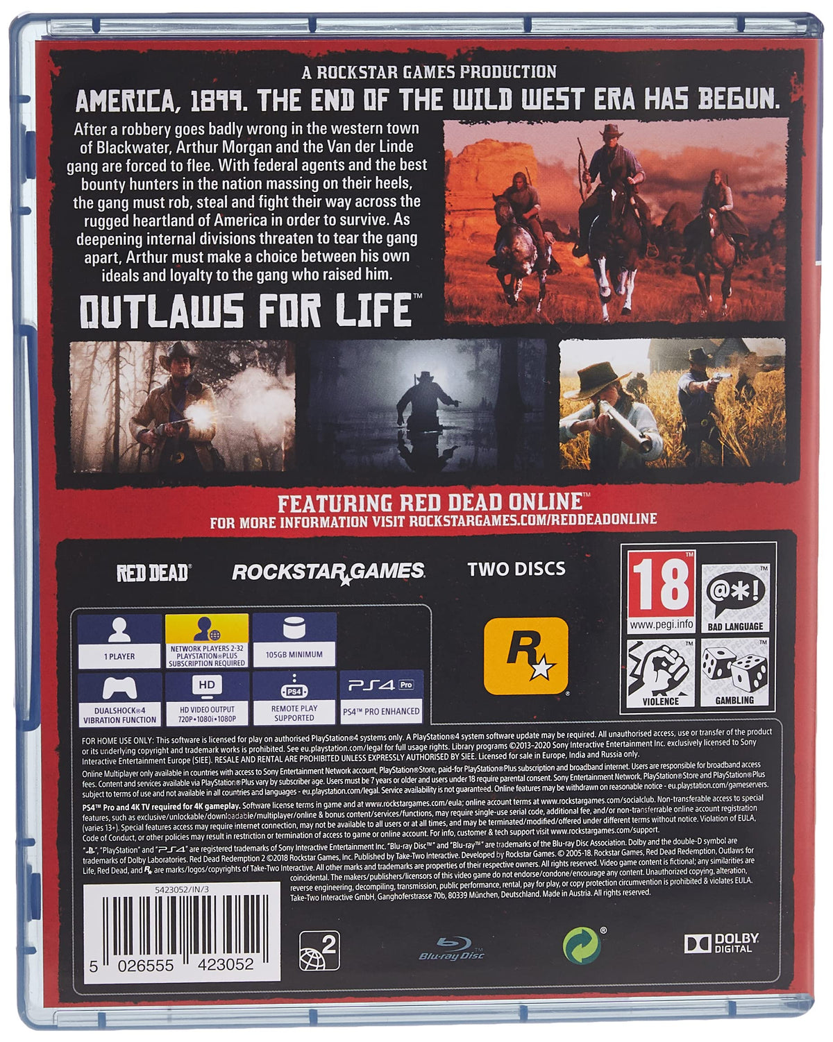 Red Dead Redemption 2 PS4 W4880