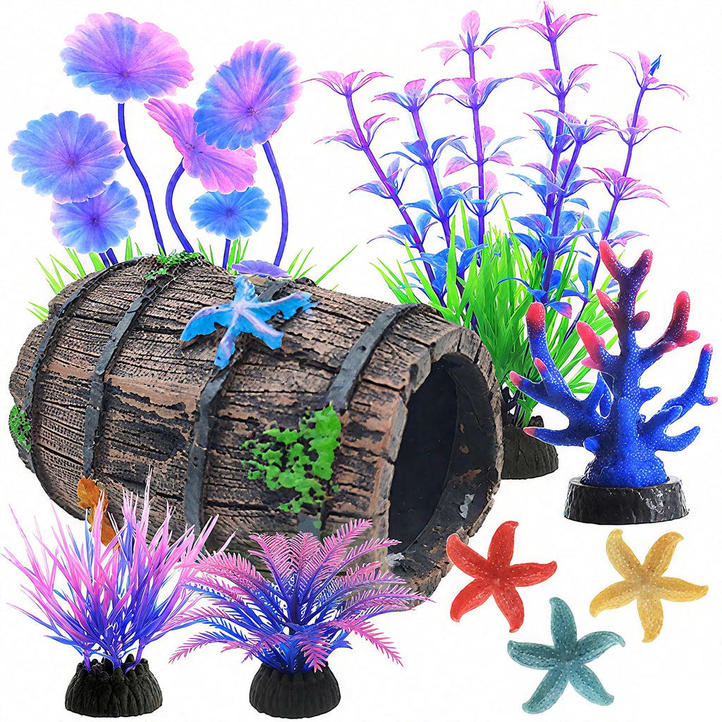 9 Pcs Fish Tank Accessories N892498