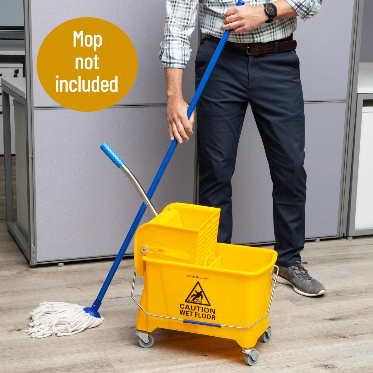 5.5-Gallon Mop Bucket with Wringer M683