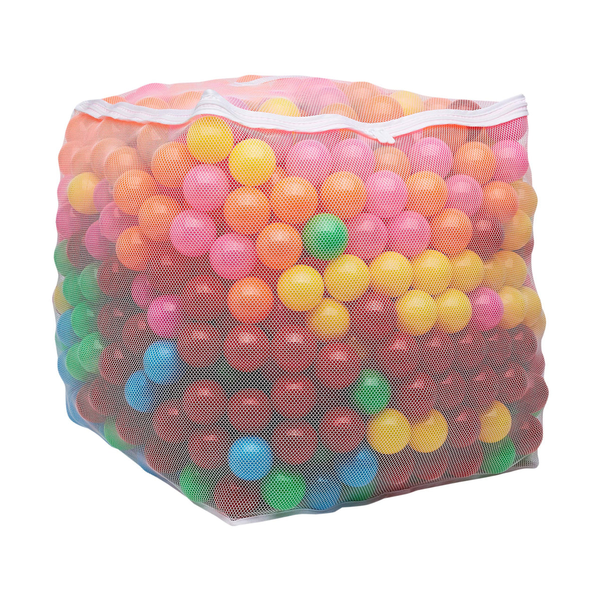 BPA Free Crush-Proof Plastic Ball Pit Balls with Storage Bag, 6 Bright Colors, Pack of 1000 P313
